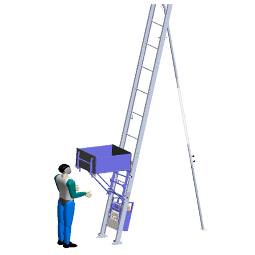 Ladder Elevator for Roofing 11m